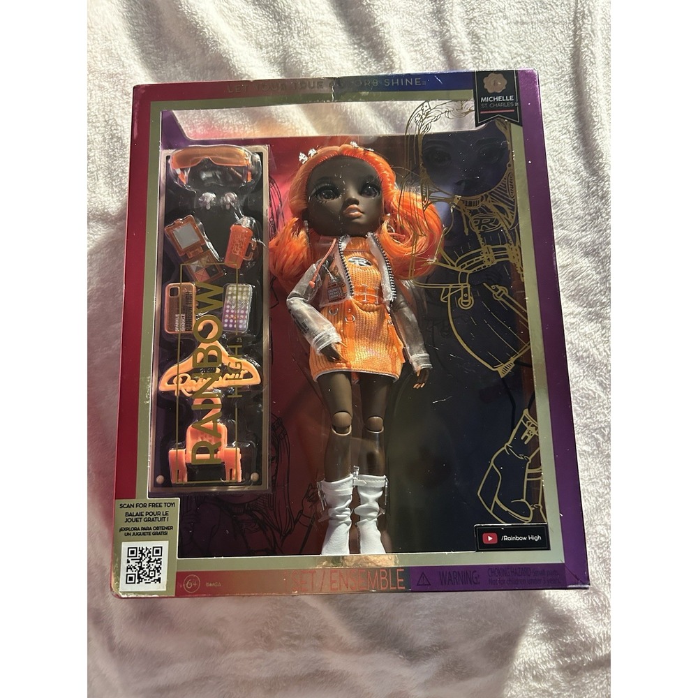 Rainbow‎ High Michelle St. Charles Orange Fashion Doll New